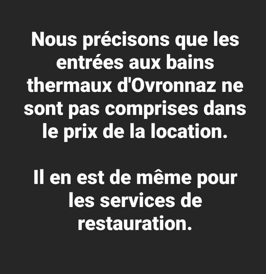Charmant Studio Renove Situe Dans Les Bains D'Ovronnaz, Immeuble Les Sources Eksteriør bilde