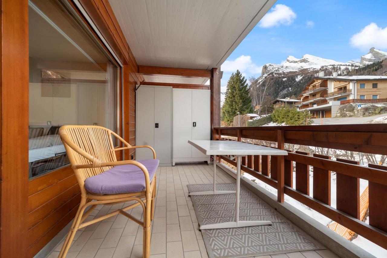 Charmant Studio Renove Situe Dans Les Bains D'Ovronnaz, Immeuble Les Sources Eksteriør bilde
